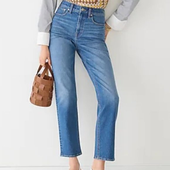 J. Crew Jeans Jcrew Petite Highrise 9s Classic Straightfit Jean In